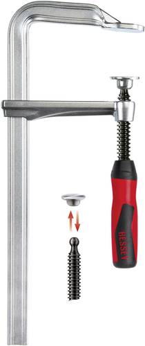 Bessey Ganzstahl-Schraubzwinge GZ-2K GZ25-2K Spann-Weite (max.):250mm Ausladungs-Maße:120mm von Bessey