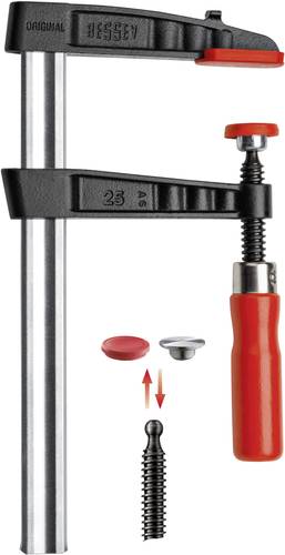 Bessey Temperguss-Schraubzwinge TG 400/140 TG40S14 Spann-Weite (max.):400mm Ausladungs-Maße:140mm von Bessey