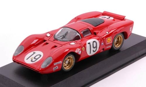 MODELLINO IN Scala COMPATIBILE Con Ferrari 312P Coupe' N.19 LM 1969 Amon-SCHETTY 1:43 BEST MODEL BT9152-2 von Best Model