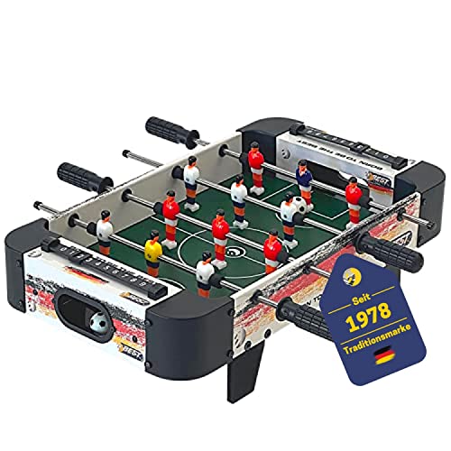 Best Sporting Mini Tischkicker Kinder Nation in 53 x 31 cm I Kickertisch klein für das Tischfussball Kinder Match I Mini Kicker Tischfussball mit 12 Spielern & 2 Bällen I Mini Football Game von B Best Sporting