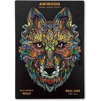 Aniwood J2315M - Animal Wood Puzzle, Blackbox Wolf M, Holz-Puzzle, 150 Teile Aniwood J2315M - Animal Wood Puzzle, Blackbox Wolf M, Holz-Puzzle, 150 Teile von BestSaller