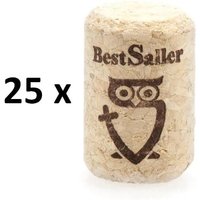 BestSaller 1236 - Armbrust Korken, 35x22mm, Flaschenkorken, 1 Set = 25-teilig von BestSaller