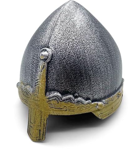 BestSaller 1428 Kinder-Ritterhelm Bogenschütze Silber/Gold aus Kunststoff von BestSaller