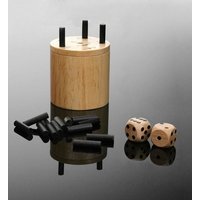 BestSaller 3030 - Super Six Holz, kleine Version, 36 Spielstäbchen & 2 Würfel, natur, Reisespiel BestSaller 3030 - Super Six Holz, kleine Version, 36 Spielstäbchen & 2 Würfel, natur, Reisespiel von BestSaller