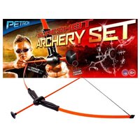 Petron SURESHOT Indoor Outdoor Archery Set Kinder Bogen mit 3 Pfeilen, orange von BestSaller