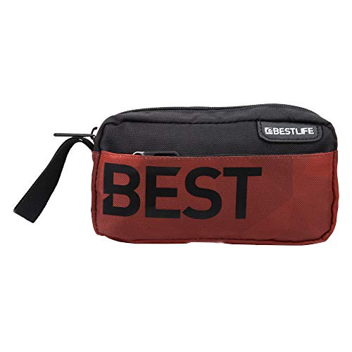 Bestlife Unisex Federmäppchen „BREVIS“ Federtasche Stifte-Etui Schminktasche, weinrot von Bestlife