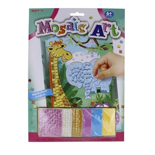 Besttoy - Glitzermosaik Bastelset - Dschungeltiere von Besttoy