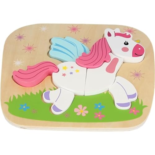 Besttoy - Holzpuzzle Einhorn - 8-teilig von Besttoy