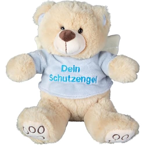 Besttoy - Plüsch Bär in beige - mit blauem Shirt und Flügeln von Besttoy