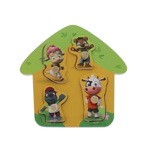 Toggolino - Holz Puzzle mit Stempel - Haus von Besttoy