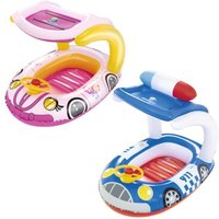 BESTWAY 34103 Kinderboot mit Sonnendach "Kiddie Car", 98x66 cm, sortiert von Bestway