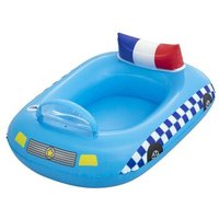 BESTWAY 34153 Kinder-Schlauchboot Polizeiauto mit Lautsprecher, 88 x 66 cm von Bestway