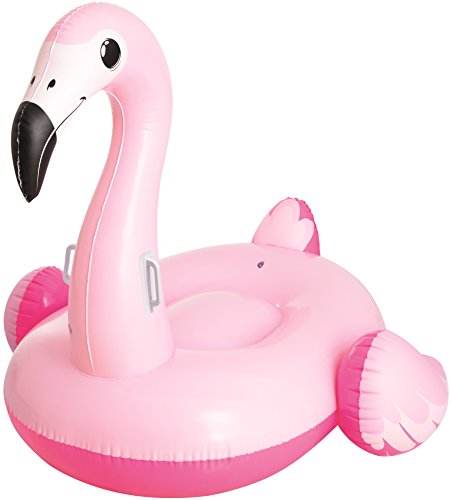 Bestway 41099 Pretty Pink Flamingo Rider Schwimmtier für Kinder, 145 x 121 cm von Bestway