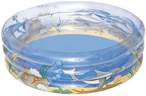 Bestway 51045 - Planschbecken Transparent Sea Life, 150 x 53 cm von Bestway