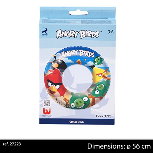 Bestway 96102B-03 - Schwimmring Angry Birds, 56 cm von Bestway