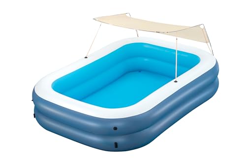 Bestway Family Pool Summer Bliss mit Sonnenschutzdach 254 x 178 x 140 cm von Bestway