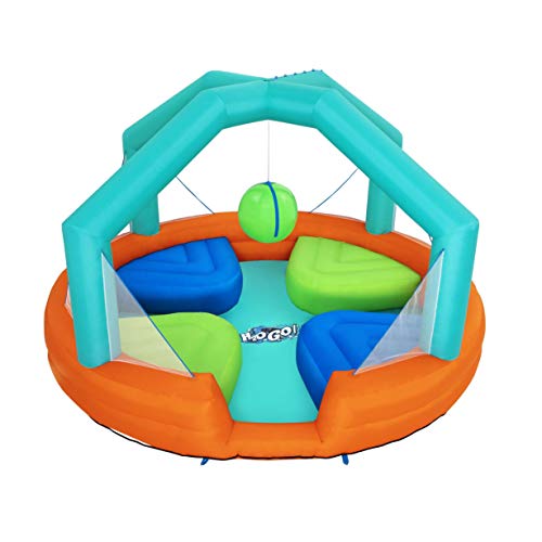 Bestway H2OGO!™ Wasserpark, Dodge & Drench, 450 x 450 x 268 cm, mit Dauergebläse von Bestway