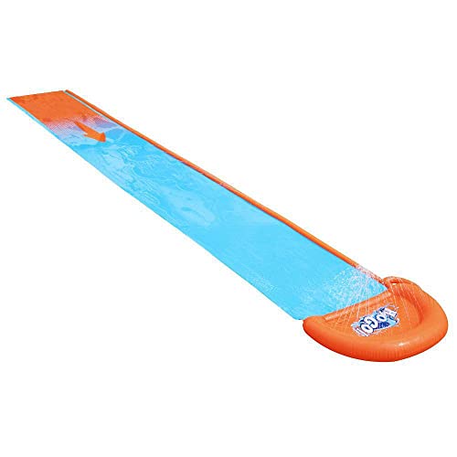 Bestway H20GO Single Water Slide, 4.88 m Inflatable Slip and Slide with Built-In Sprinklers Bestway H20GO Single Water Slide, 4.88 m Inflatable Slip and Slide with Built-In Sprinklers von Bestway
