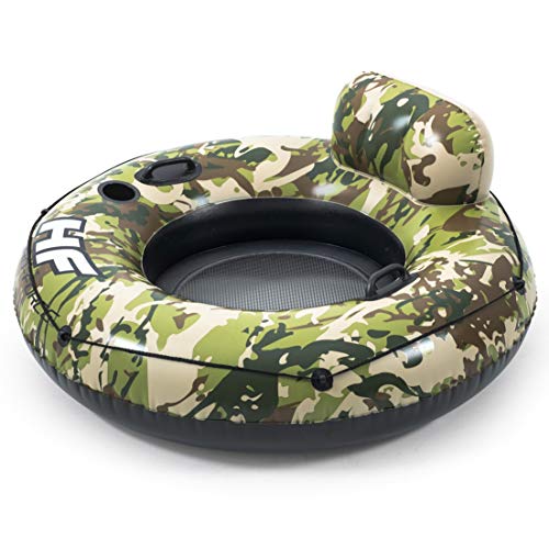 Bestway Hydro-Force™ Schwimmring, Camo Cruiser, Ø 135 cm, mit Rückenlehne von Bestway