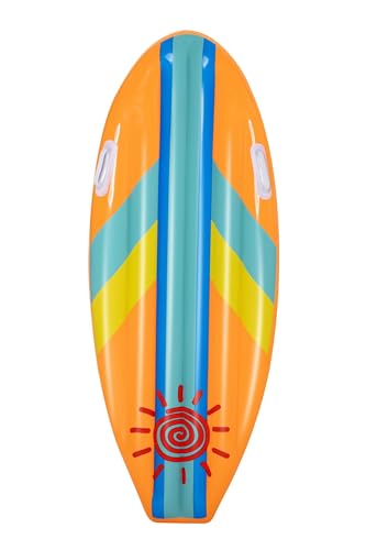 Bestway Wellenreiter in Surfboardform, Stars and Flowers, 114 x 46 cm (Orange) von Bestway