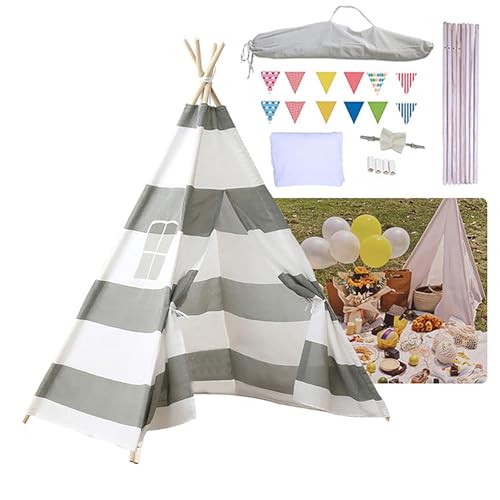 Tipi Zelt für Kinder,Drinnen Tipi Spielzelt für Kinder,Tipi Kinderzelt Kinderzelt für drinnen,Kindertipi Spielzelt,Spielzelt Kinder,Kinderzelt Spielhaus Kinder für Drinnen Draussen B von Beswitory