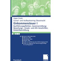 Einkommensteuer I von Betriebswirtschaftlicher Verlag Gabler