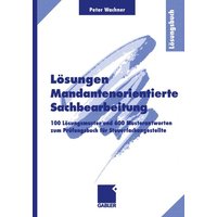 Lösungen Mandantenorientierte Sachbearbeitung von Betriebswirtschaftlicher Verlag Gabler