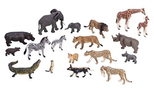 Betzold - Afrikanische Tiere 18-TLG. Set - Tierfiguren Spielfiguren Kinder von Betzold