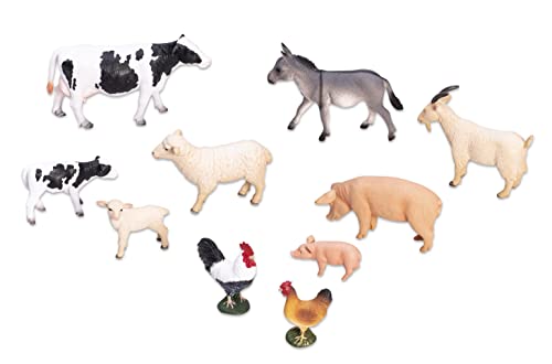 Betzold - Bauernhof-Tiere Set, 10-TLG - Spielfiguren Tierfiguren Kinder von Betzold