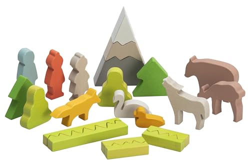 Betzold Bausteinset „Waldtiere“ - Kreatives Holzspielzeug für Kinder Betzold Bausteinset „Waldtiere“ - Kreatives Holzspielzeug für Kinder von Betzold