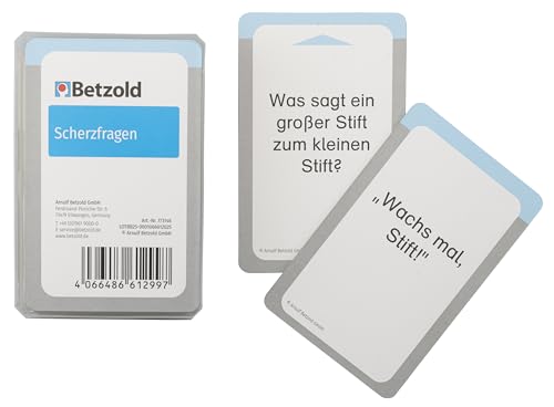 Betzold Scherzfragen – Kartenset für den Magischen Zylinder – Sprachspiel & Leseförderung für Kinder Betzold Scherzfragen – Kartenset für den Magischen Zylinder – Sprachspiel & Leseförderung für Kinder von Betzold