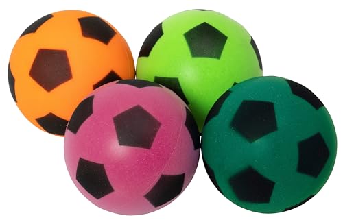 Betzold Sport - Softbälle 4er-Set - Schaumstoffball Kinder-Softball weicher Spielball von Betzold