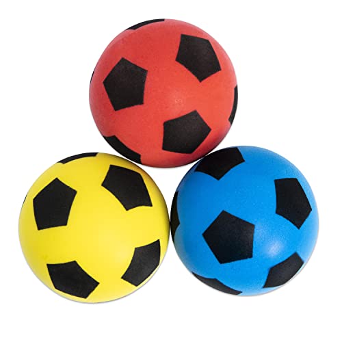 Betzold Sport - Softbälle-Set 3 Stück - Soft-Fußball-Set Kinder-Schaumstoffball Kinder-Ball von Betzold