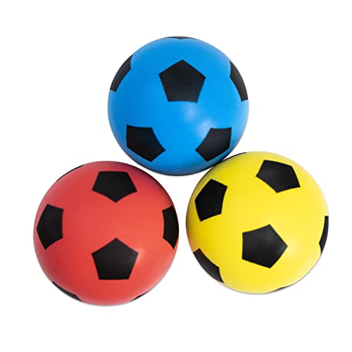 Betzold Sport - Softbälle-Set 3 Stück - Soft-Fußball Schaumstoffball Kinder-Ball von Betzold