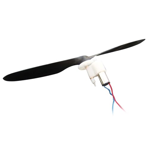 Beufee Coreless Motor Propeller Set, Fernbedienungsflugzeugpropeller und Motor Hochgeschwindigkeitsgetriebe Propeller RC -Flugzeugmotor Kit für RC -Spielzeug (8520 Speed Reduction Set) von Beufee