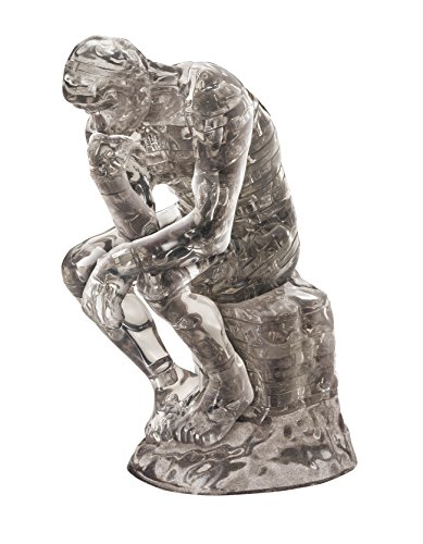 Beverly Crystal 3D Standing Jigsaw Puzzle - The Thinker 43 pcs Pieces Le Penseur Auguste Rodin Statue House Home Decor by von Beverly