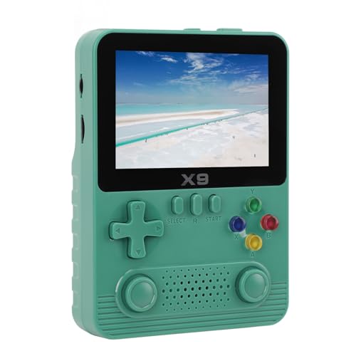 Bewinner Retro-Handspielkonsole, 3,5 Zoll IPS 640 X 480 HD-Bildschirm, 11 Retro-Emulatorsysteme, Taschenspielkonsole mit 32 GB, 6000 MAh, Unterstützt 2 Spieler (Green) von Bewinner