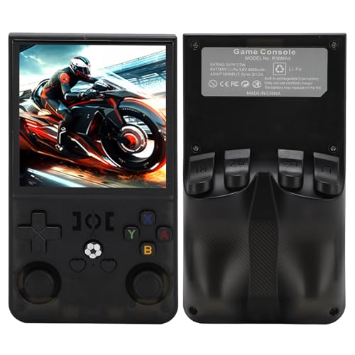 R36MAX Handheld Spielekonsole, Neu Eingeführte 4000-mAh Retro Spielekonsole, Schnellere und Bessere Klangqualität, 3,5-Zoll-IPS Bildschirm 720 X 720 Open Source Game Player für von Bewinner