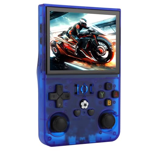 R36PRO Retro-Handheld-Spielekonsole, 18000 in 1 Open-Source-Retro-Spielekonsole, Integrierte TF-Karte, 3,5-Zoll-IPS-Bildschirm, Unterstützt Mainstream-Emulator von Bewinner