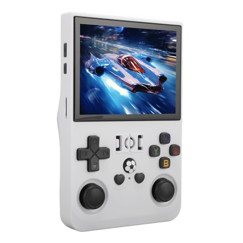 R36PRO Retro-Handheld-Spielekonsole, 18000 in 1 Open-Source-Retro-Spielekonsole, Integrierte TF-Karte, 3,5-Zoll-IPS-Bildschirm, Unterstützt Mainstream-Emulator von Bewinner