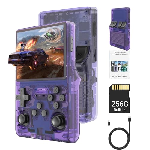 R40S Pro Retro-Handspielkonsole, 3,5-Zoll-IPS-Bildschirm, 30.000 Spiele, -Retro-Konsole, 3800 MAh Wiederaufladbare Tragbare Tragbare Taschenkonsole, Unterstützt über 20 von Bewinner