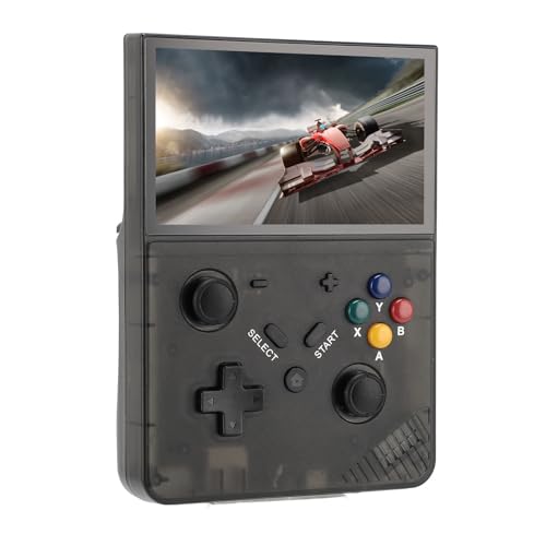 R43PRO Handheld-Spielekonsole, Retro-Spielekonsole mit 4,3-Zoll-HD-IPS-Bildschirm, 4000 MAh, Mainstream-Emulator-Open-Source-Spielekonsole mit Integrierter TF-Karte (128G) von Bewinner