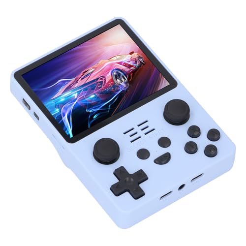 RGB20S Handheld-Spielekonsole, 640 X 480 3,5-Zoll-IPS-Bildschirm Retro-Videospiele, 3500 MAh Tragbare Taschenemulator-Spielekonsole, Unterstützt 64-Bit-Emulator (128G) von Bewinner