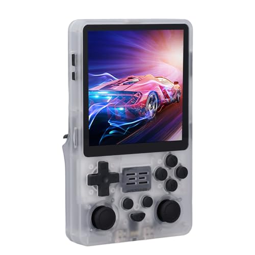 RGB20S Handheld-Spielekonsole für Kinder, Retro-Videospiele mit Zwei 3D-Joysticks, Vorinstallierte Spiele, 4-Zoll-IPS-Bildschirm, 11 Emulatoren Retro-Spielekonsole (16G+128G) von Bewinner