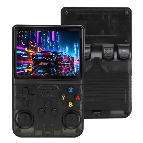 R36S Retro-Handheld-Spielekonsole, 3,5-Zoll-IPS-Bildschirm Videospielkonsole, Dual 3D Rocker, Hand-Emulator-Konsole mit Open-Source-Linux-System, 3000-mAh-Akku von Bewinner