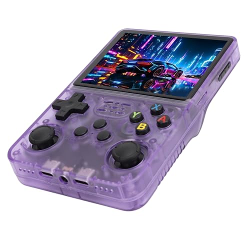 R36S Retro-Handheld-Spielekonsole, 3,5-Zoll-IPS-Bildschirm Videospielkonsole, Dual 3D Rocker, Hand-Emulator-Konsole mit Open-Source-Linux-System, 3500-mAh-Akku von Bewinner