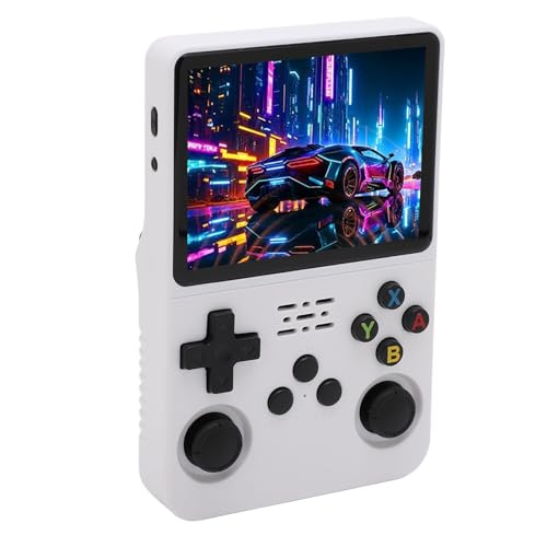 R36S Retro-Handheld-Spielekonsole, 3,5-Zoll-IPS-Bildschirm Videospielkonsole, Dual 3D Rocker, Hand-Emulator-Konsole mit Open-Source-Linux-System, 3000-mAh-Akku von Bewinner