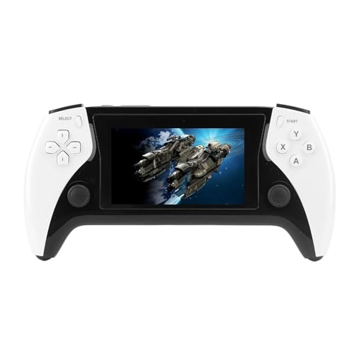 Retro-Videospielkonsole, Quad-Core-Retro-Handheld-Spielekonsole, IPS-Bildschirm, 11 Emulatoren, 2500-mAh-Akku, Integrierte Controller-Unterstützung (White) von Bewinner