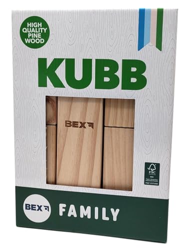 Bex Sport Kubb Family FSC, robuste Freizeit-Version Schweden von Bex Sport