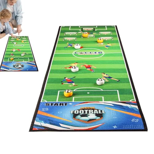 Bexdug Bowling-Tischspiel,Tisch-Bowling-Set,Roll-Up Storage Design Desktop-Sport-Brettspiel | Fußball-Indoor-Tisch-Curling-Spiele, Desktop-Sport-Brettspiel, Tabletop-Curling-Spiel, leicht für den von Bexdug